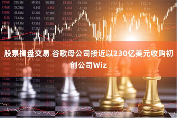 股票操盘交易 谷歌母公司接近以230亿美元收购初创公司Wiz